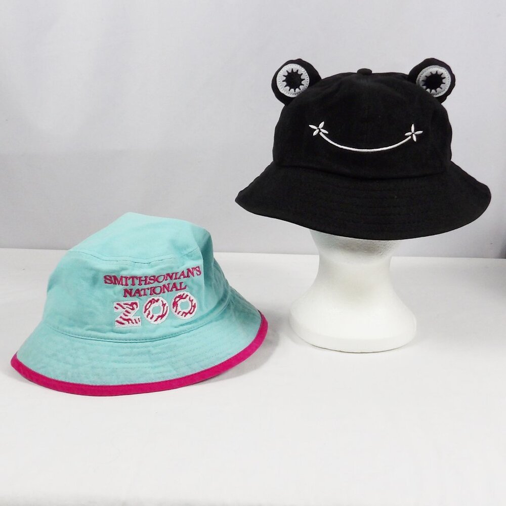 Bundle of 2 Kids Buckets Hats Smithsonian Zoo - Picture 13 of 13
